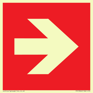 Right arrow (white on red background)